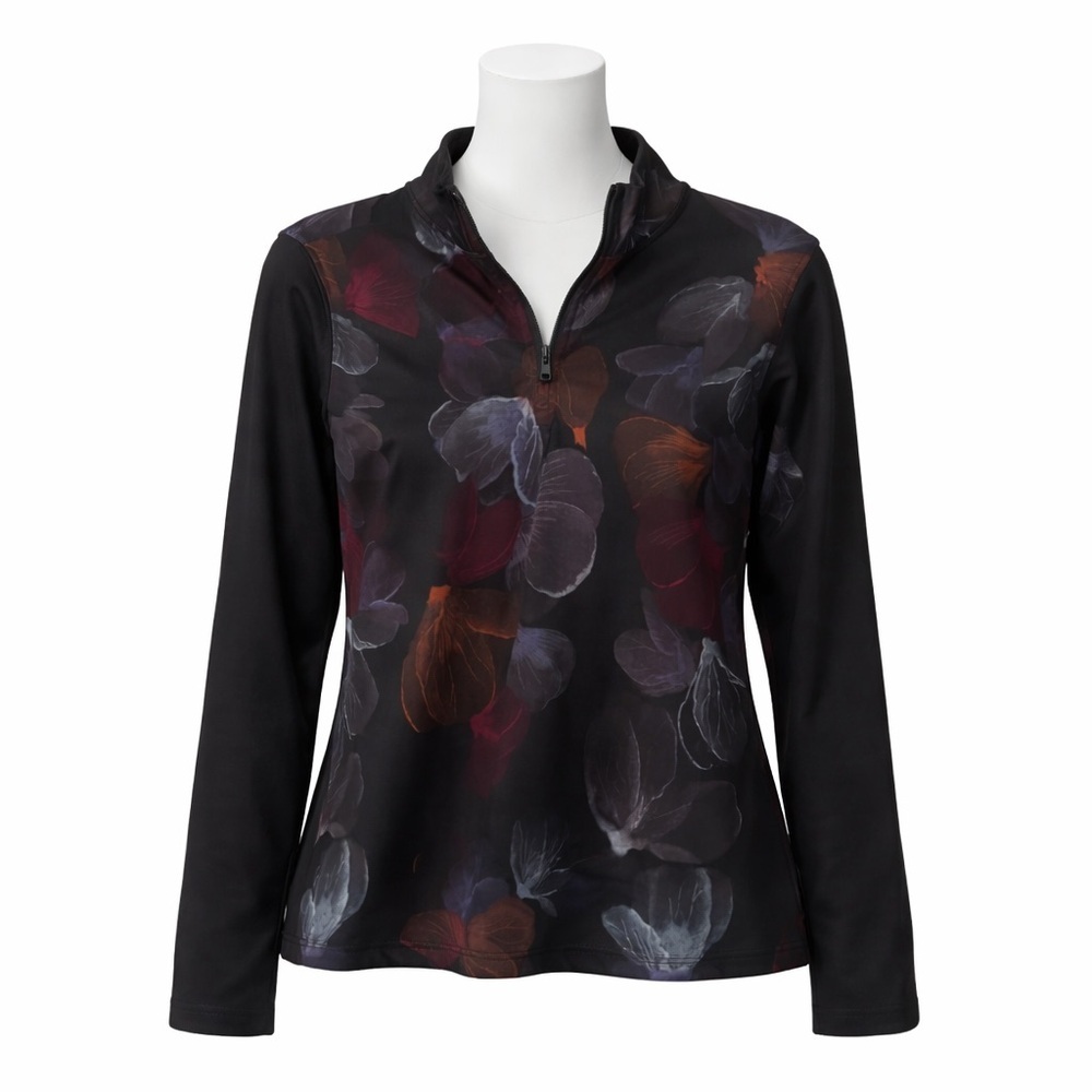 Size  L ACX Athletic Floral 1/4 Zip Jacket